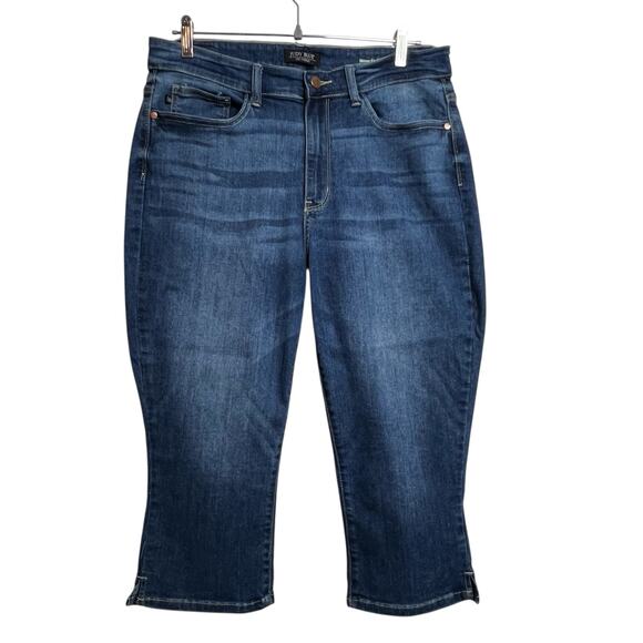 Judy Blue Size 16W Skinny Fit Capri Jeans Women’s Stretch Denim - Picture 1 of 10